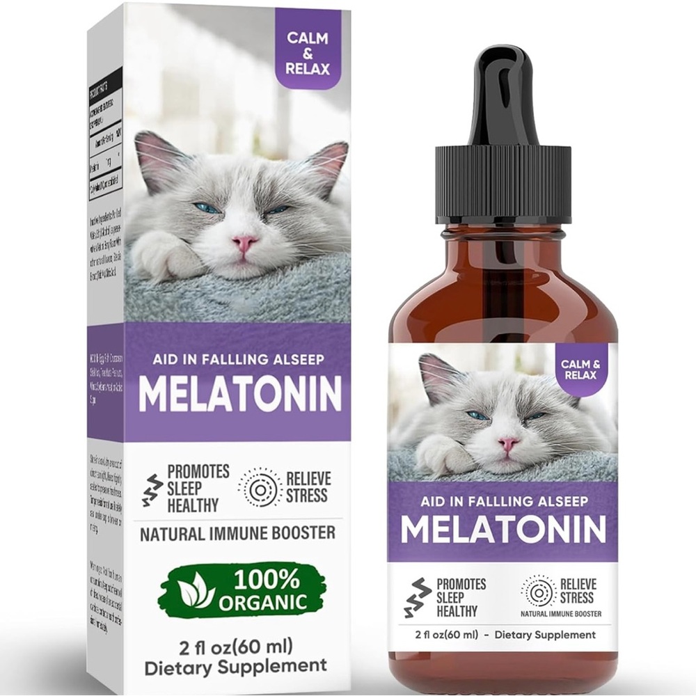 Melatonin Supplement for Cats - 2 fl oz